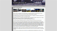 Desktop Screenshot of festivalcrew.nl